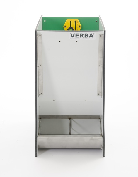 A00-1123KR SL273KR Trockenfutterautomattrog für Ferkel 2-Fächer-Futtertrog für Trockenfutterautomat für Ferkel