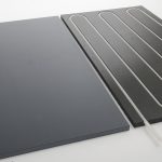 Heizelement mit einer Gummioberfläche ohne Noppenprofil