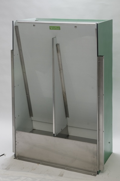 V00-0154 ZD 21300 Zeugen Trockenfutterautomatbehälter Futtertrog für Sauen in Gruppenhaltung