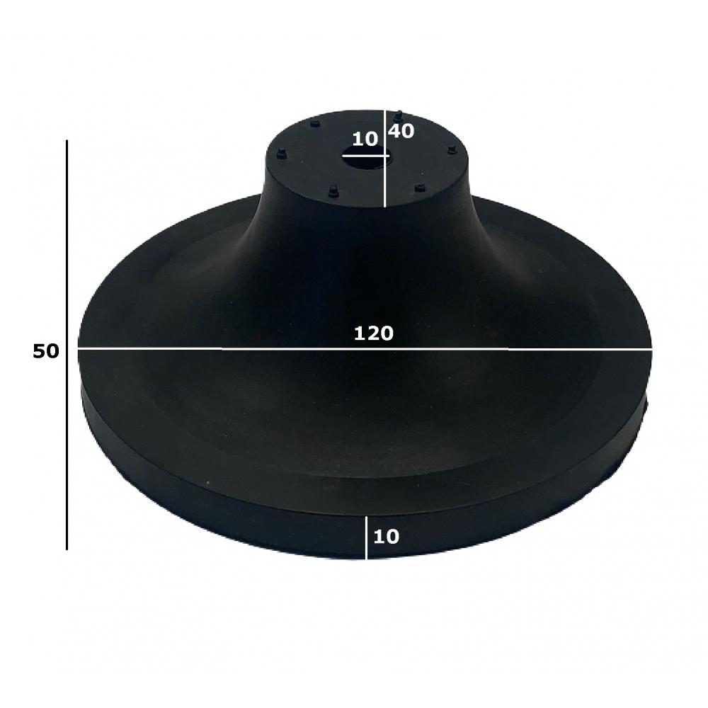 Dichtungsring 120 mm Variomix mit Maßen Abmessungen der Dichtung 120 mm Variomix