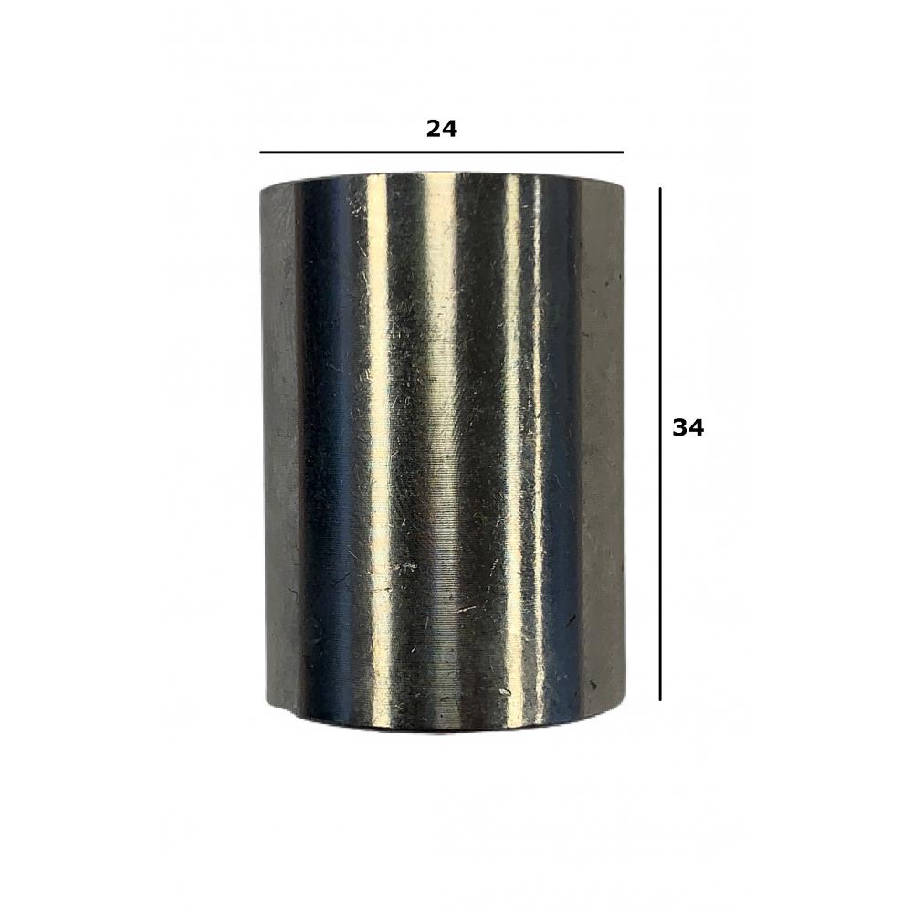 Gewindeverbindung aus Edelstahl 1/2" Edelstahl-Anschlussstück 1/2"