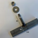 Gitterbefestigung M10x50 mit Befestigungsmaterial