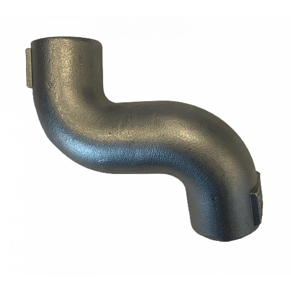 Edelstahl-S-Bogen, verdreht Edelstahl-S-Bogen, gebogen, 1/2"